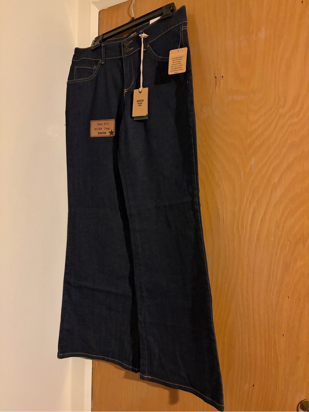 Women’s Wide Leg Dark Blue Jeans
